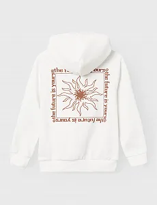 Толстовка Name IT Nkmlatias Ls Sweat Wh Unb (1 шт) synthetic.ua - Фото 1