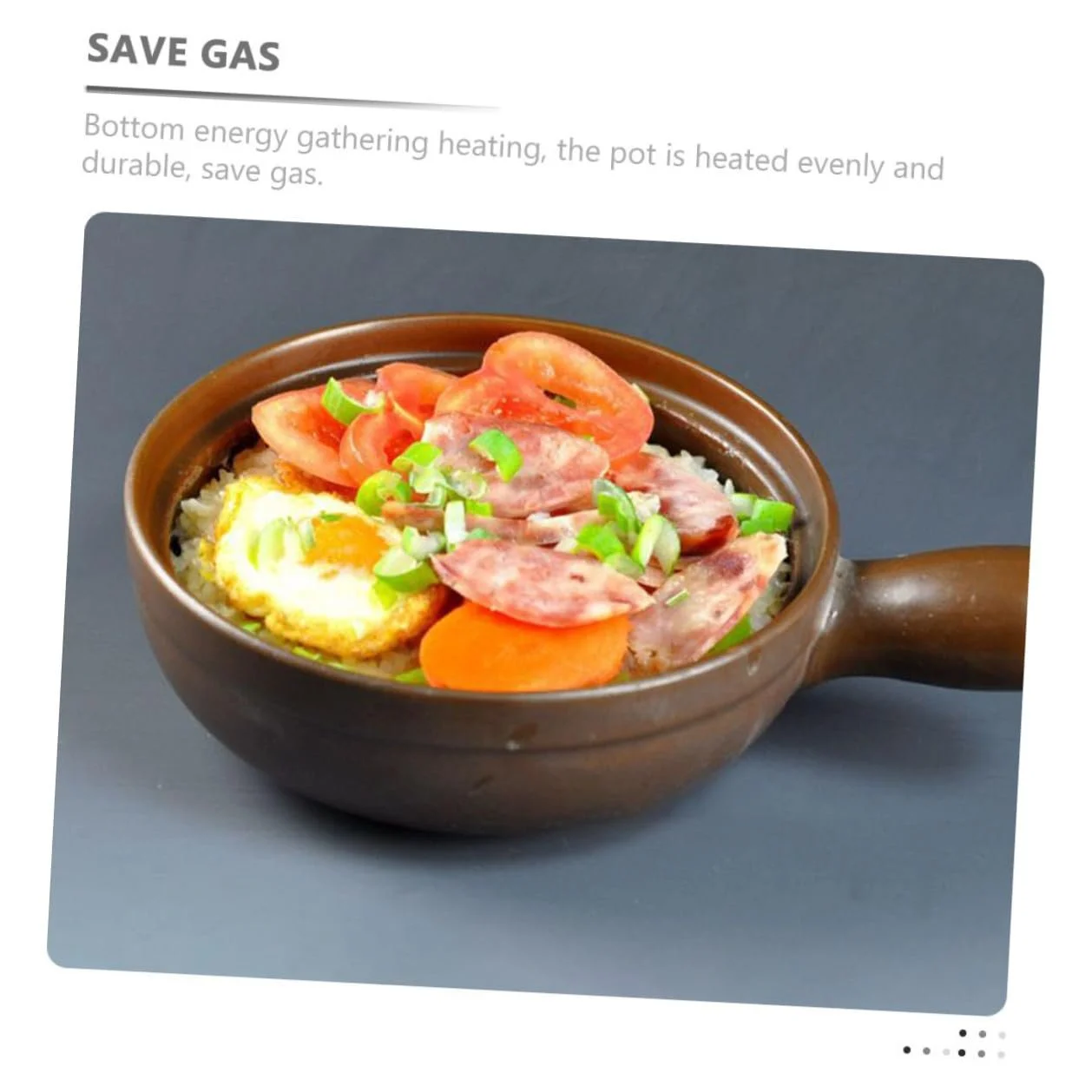 Ковш-кокот керамічний Термостійкий з бічною ручкою, фото №6