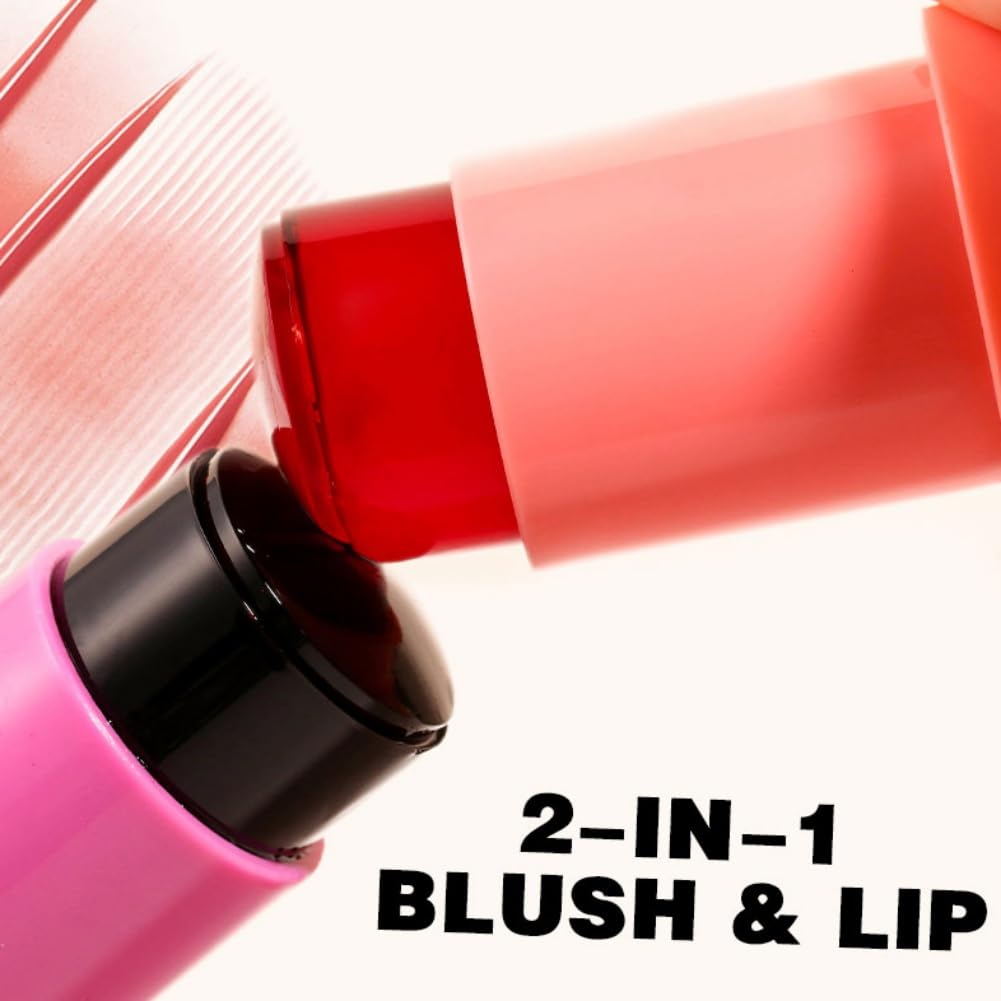 Блиск NAOLVE Milk Jelly Stick Milk Makeup Cooling Water Jelly Tint Lip And Cheek Stain Long Lasting Moisturising, фото №4