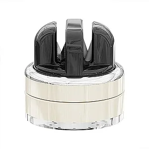 Точилка для ножів кухонна на 2 слоти з основою на присосці Black - Фото 1