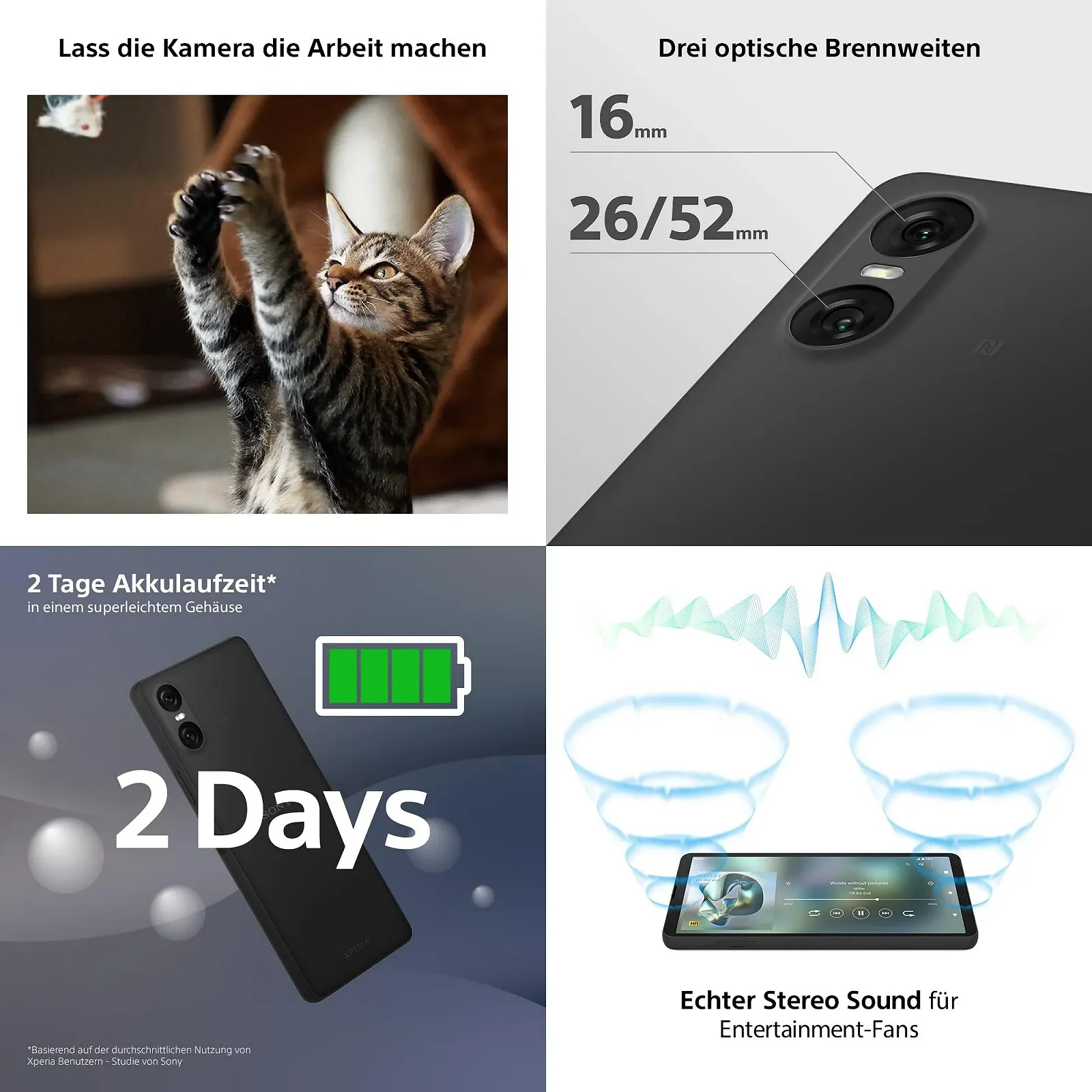 Смартфон Sony Xperia 10 VI 6.1" 21:9 OLED 5000 мАч 3.5 мм Audio Android 14 IP65/68 Dual SIM White, фото №5