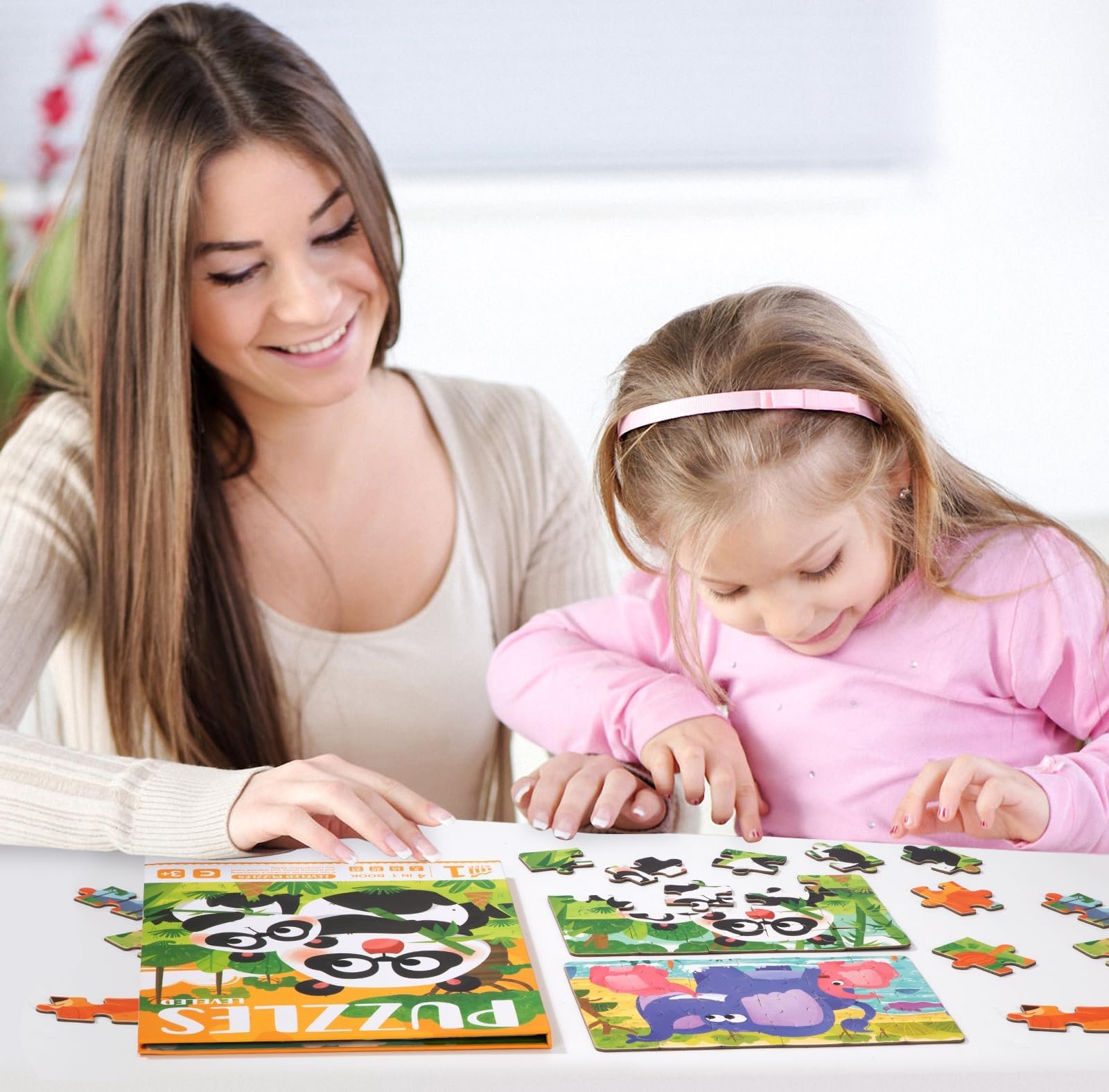 Магнитный пазл Animal Puzzle Book 69 элементов, фото №7