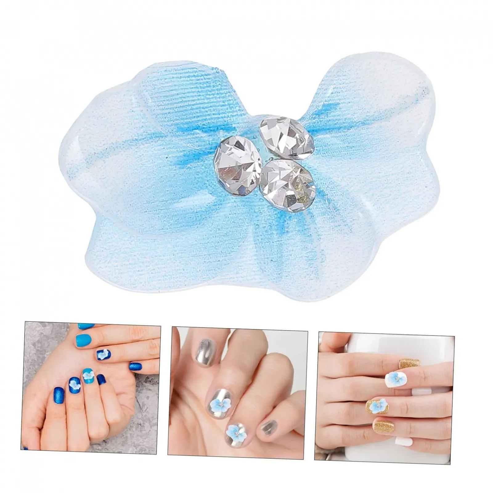 Стразы для дизайна ногтей Healeved, 10 шт., Цветочная подвеска для ногтей, Орнамент, Украшение для ногтей, Декор для женщин, фото №8