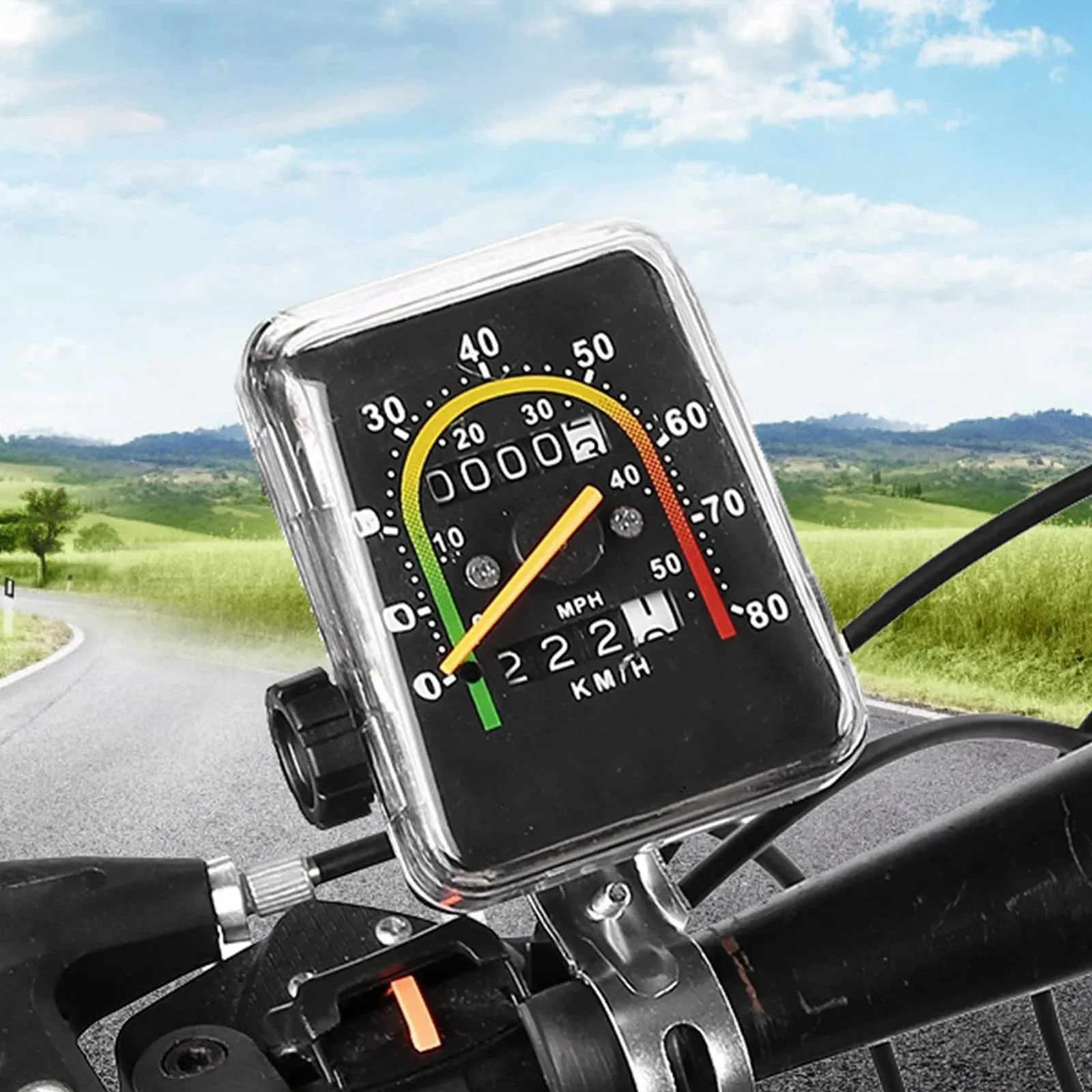 Спидометр для велосипеда механический 26-29" MPH, фото №4