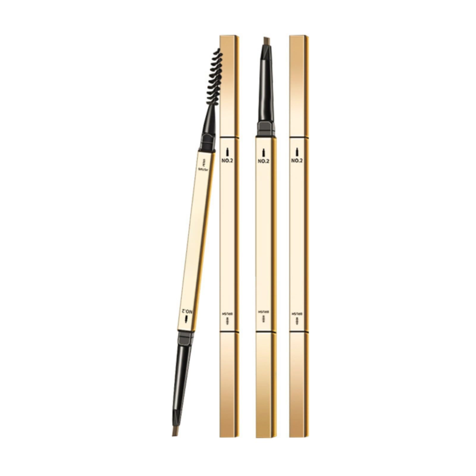 Карандаш для бровей Machen Künstlicher Bart с кисточкой водостойкий (кофе, универсальный), фото №1