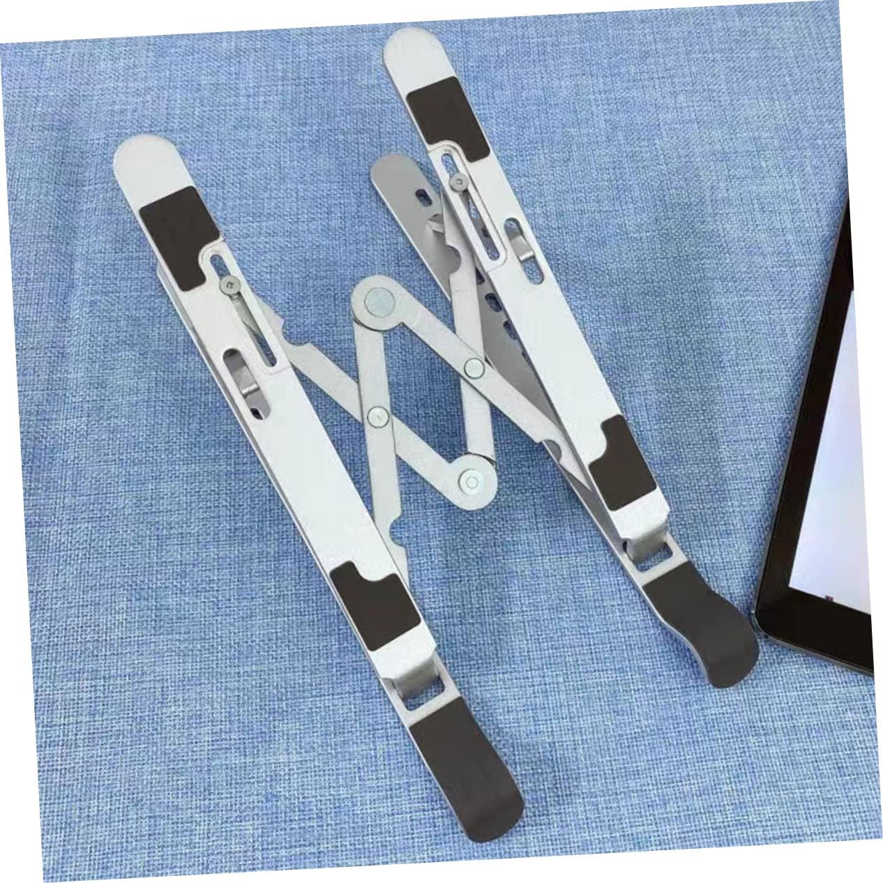 Регульована складна підставка для ноутбука GALPADA з алюмінієвого сплаву. Ергономічна, фото №2