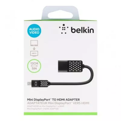 Переходник mini DisplayPort to HDMI Belkin F2CD079bt, фото №2