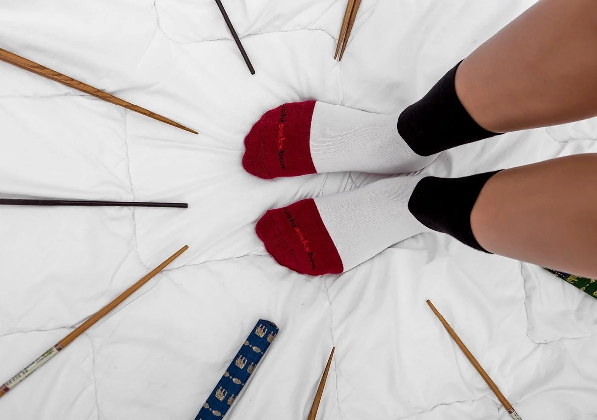 Носки Sushi Rainbow Socks Тунец и Маки с тунцом - 2 пары, фото №4