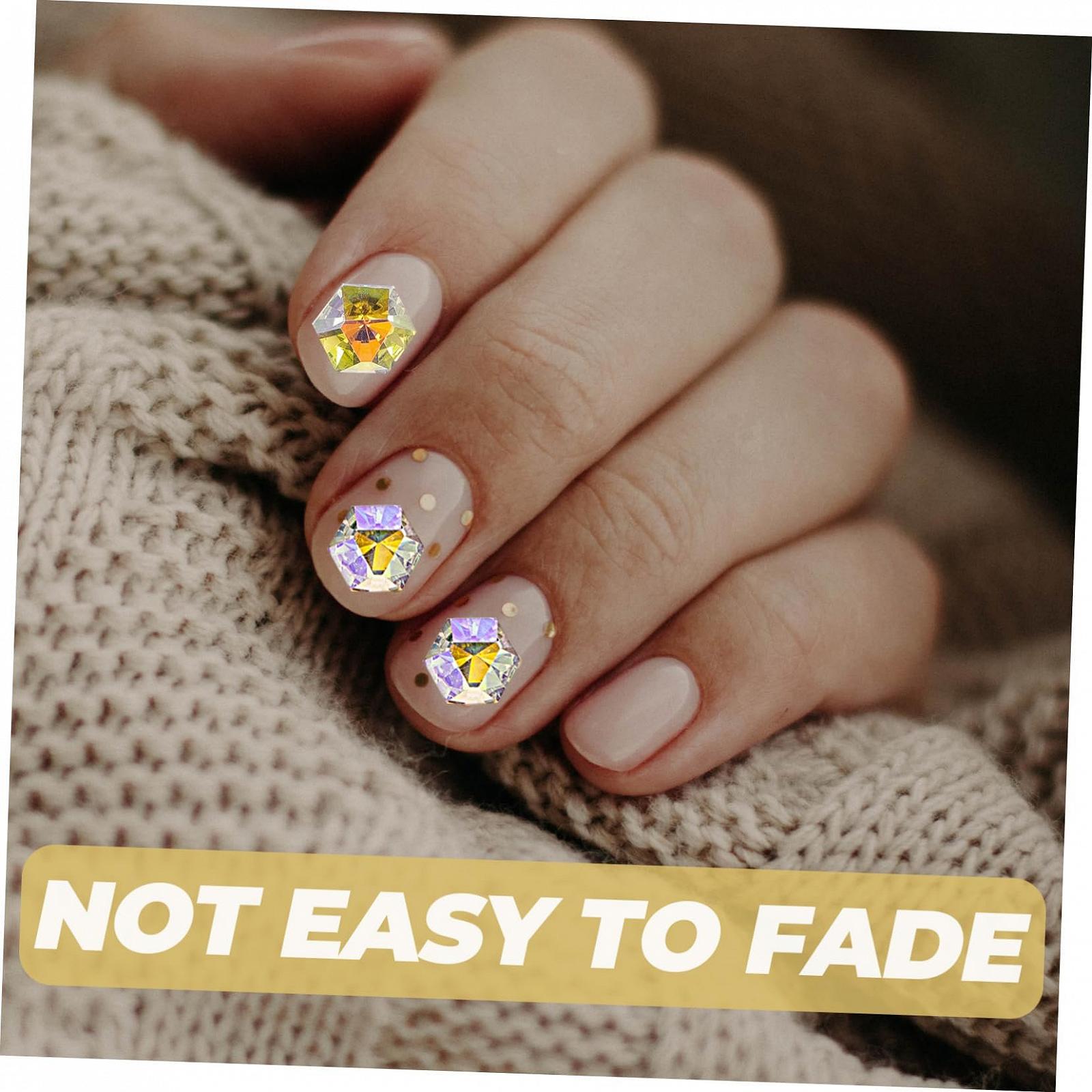 Стрази Beavorty, 50 шт, шестикутні, для самостійного виготовлення, прикраси для дорогоцінні камені для жінок, фото №8