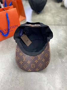 Кепка Louis Vuitton коричневая gu505 synthetic.ua - Фото 1