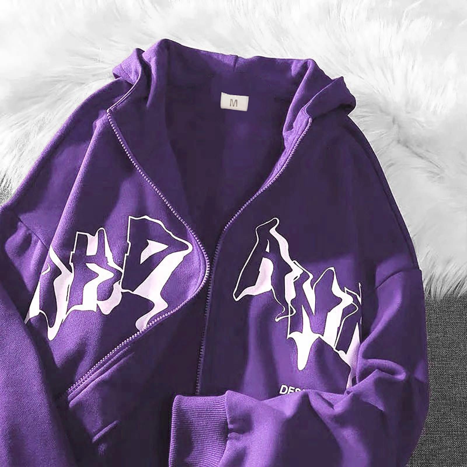Куртка 2026 с капюшоном на молнии, хип-хоп, готическая толстовка с принтом, уличная мода, толстовка на шнурке, свитера в стиле E Girl 90-х для мальчиков, фото №3