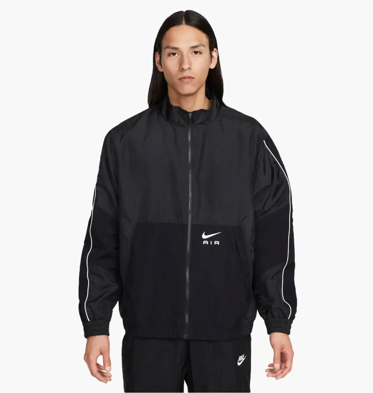 Спортивний костюм Nike Air Neylon (чорно-червоний) M, фото №2