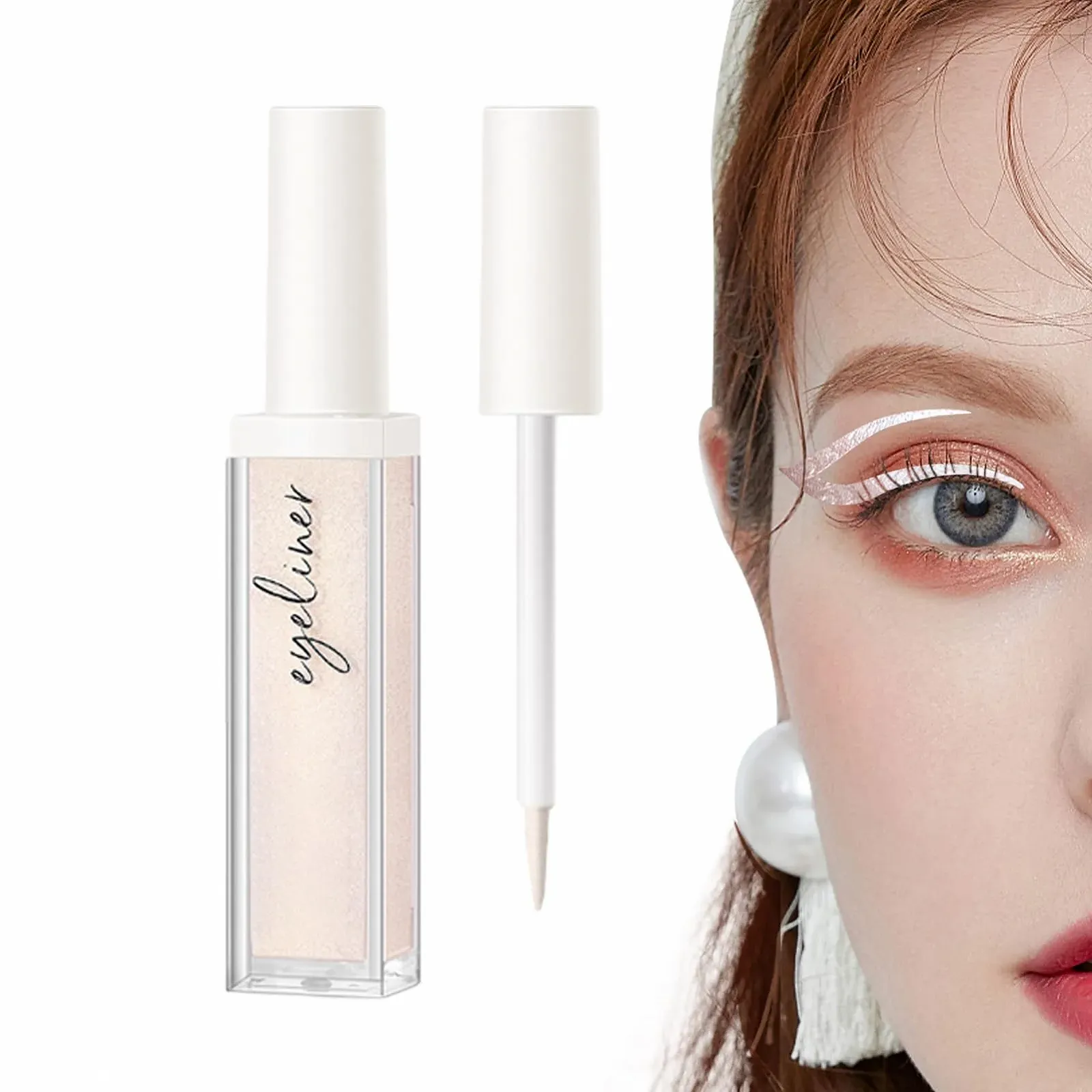 Кольорова Підводка для очей Coobaa, рідка блискуча, фото №1