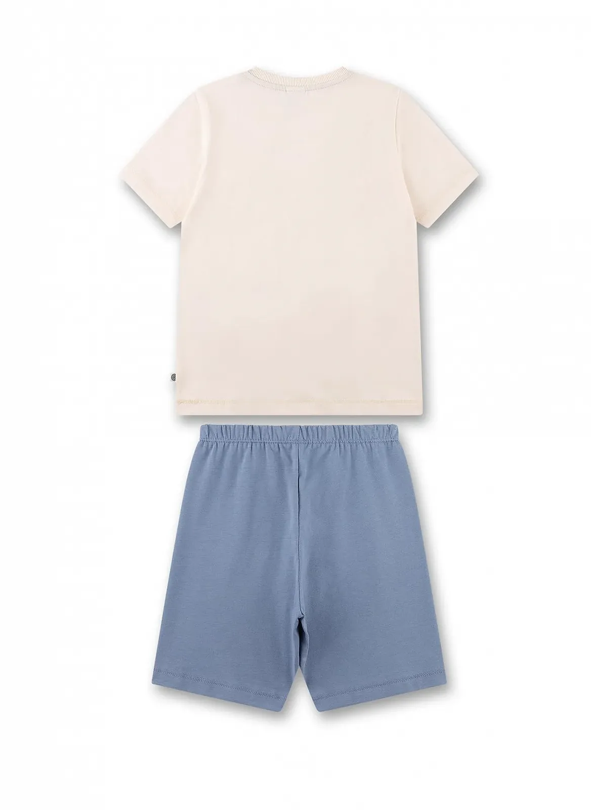 Комплект піжамний Sanetta для хлопчиків Шорти Бежевий, фото №2