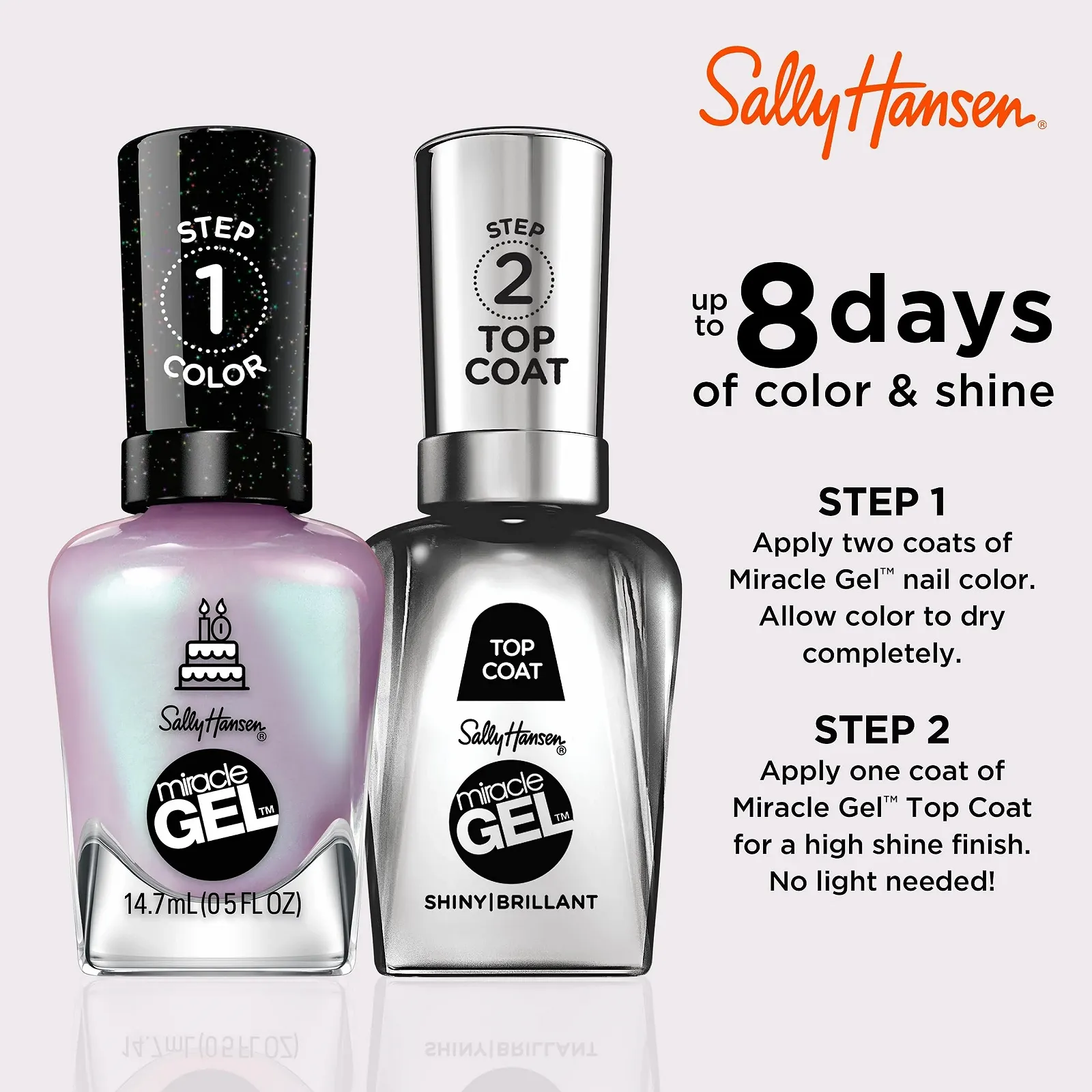 Гель-лак Sally Hansen Miracle Gel Affairy to Remember 14.7 мл, фото №5