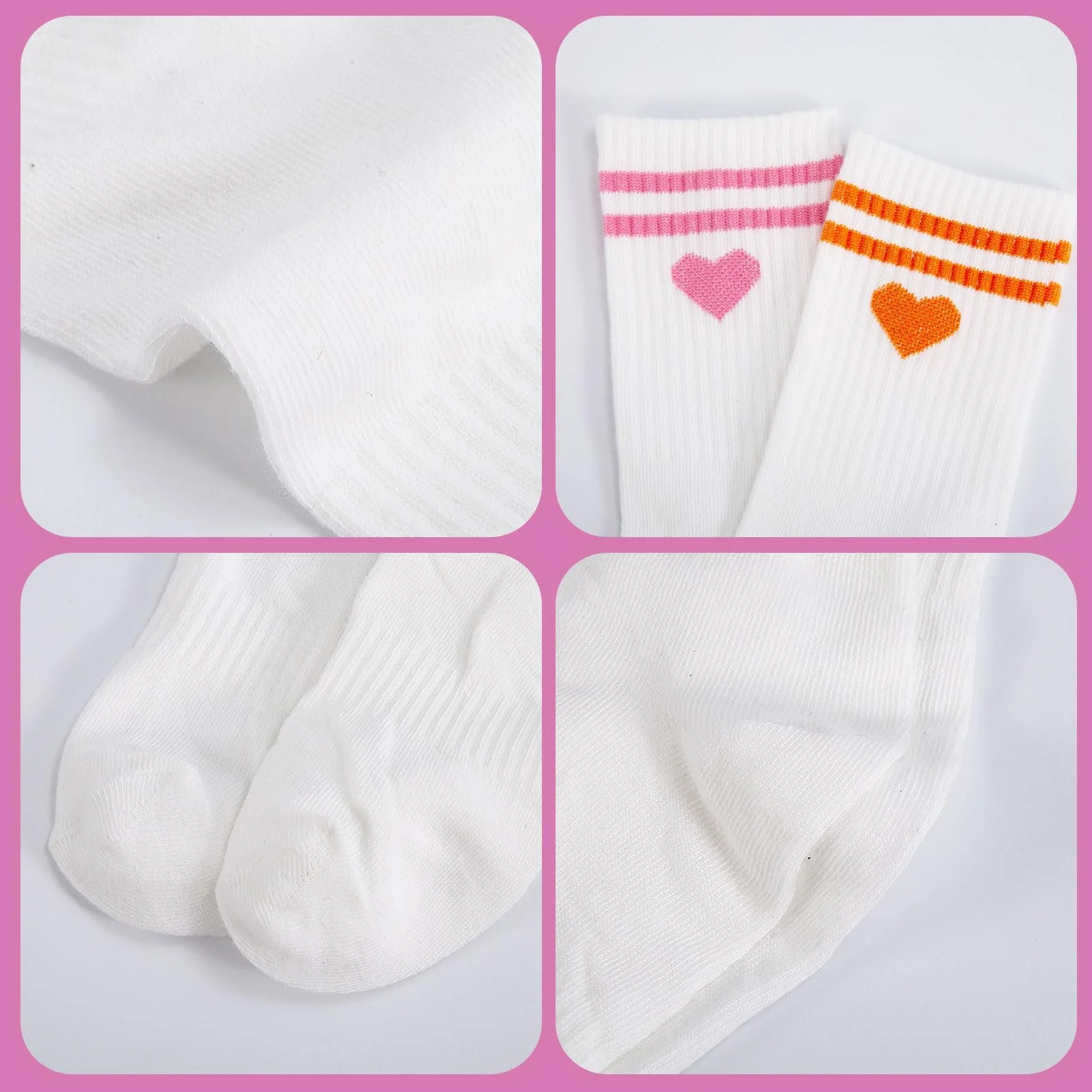 Тенісні шкарпетки 8 пар, Жіночі, 39-42, фото №7 Тенісні шкарпетки 8 пар, Жіночі, 39-42, фото №7