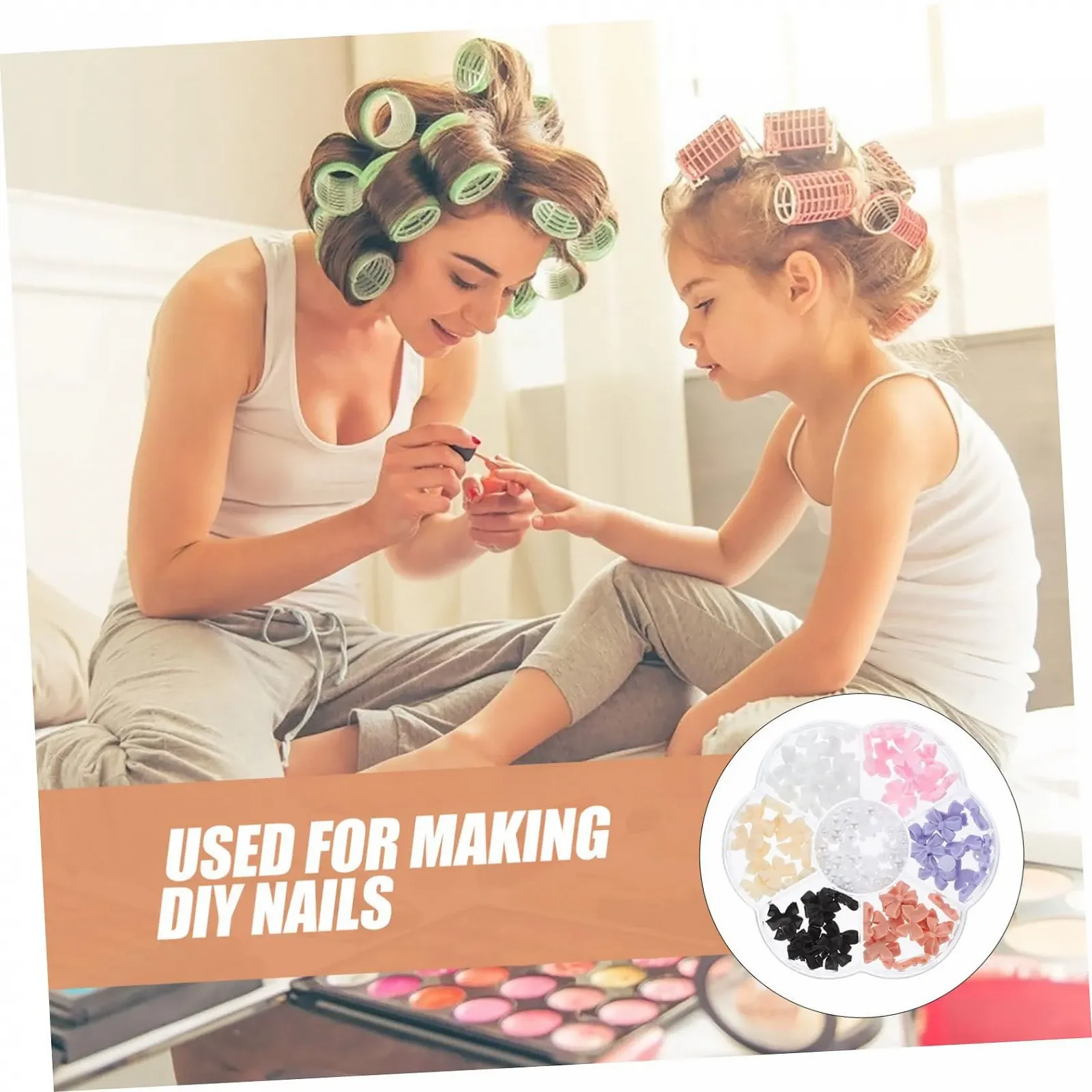 Подвеска для маникюра Healeved 1 коробка Аксессуары для ногтей Камни для ногтей Гель-лак для ногтей Камни для ногтей Подвеска для ногтей для украшения ногтей Жемчужные украшения Искусственные ногти Смола, фото №3