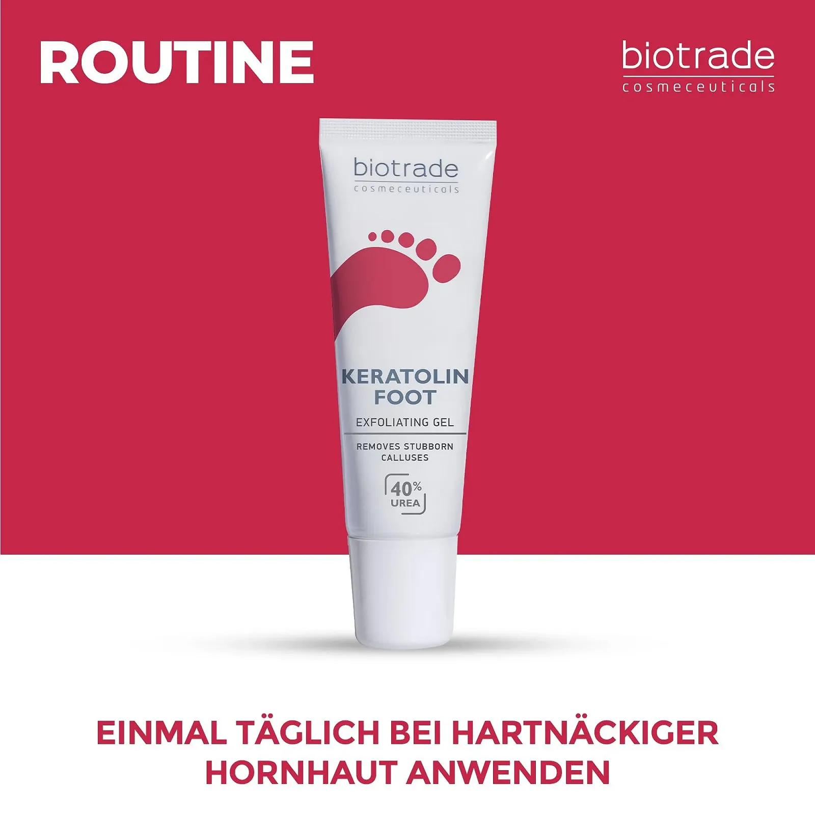 Гель для ног Biotrade Keratolin 40% мочевины против потовщения кожи и ногтей, 15 ml, фото №7