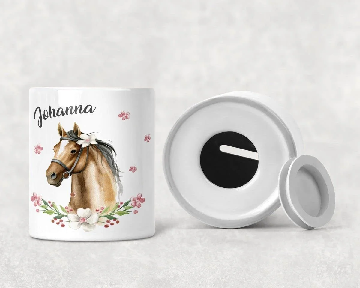 Скарбничка MIKALINO Brown Horse керамічна, фото №3