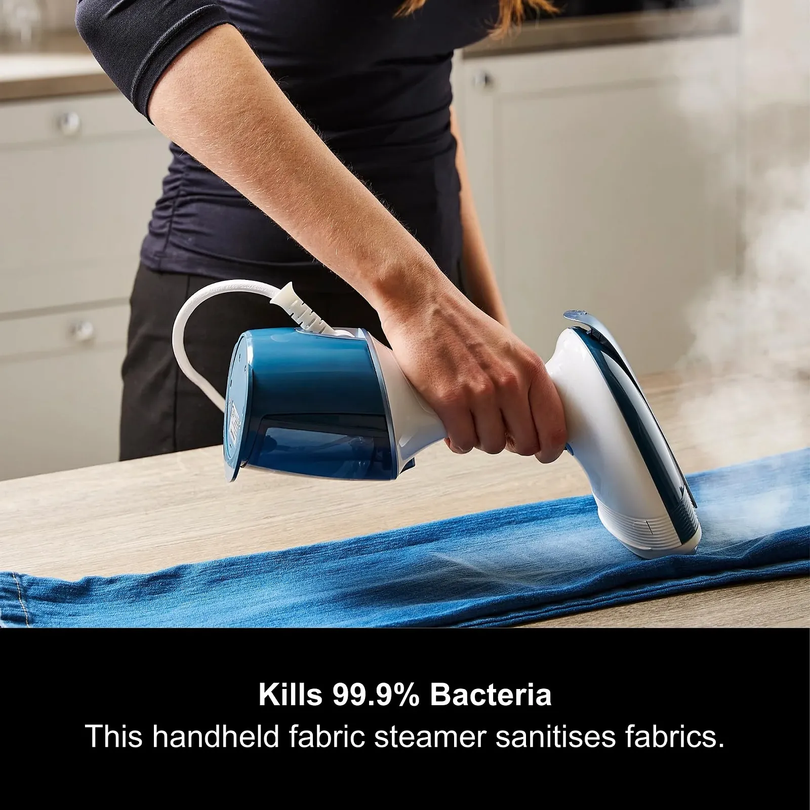 Вертикальный отпариватель Morphy Richards 361000 1750 Вт Белый/Голубой, фото №4