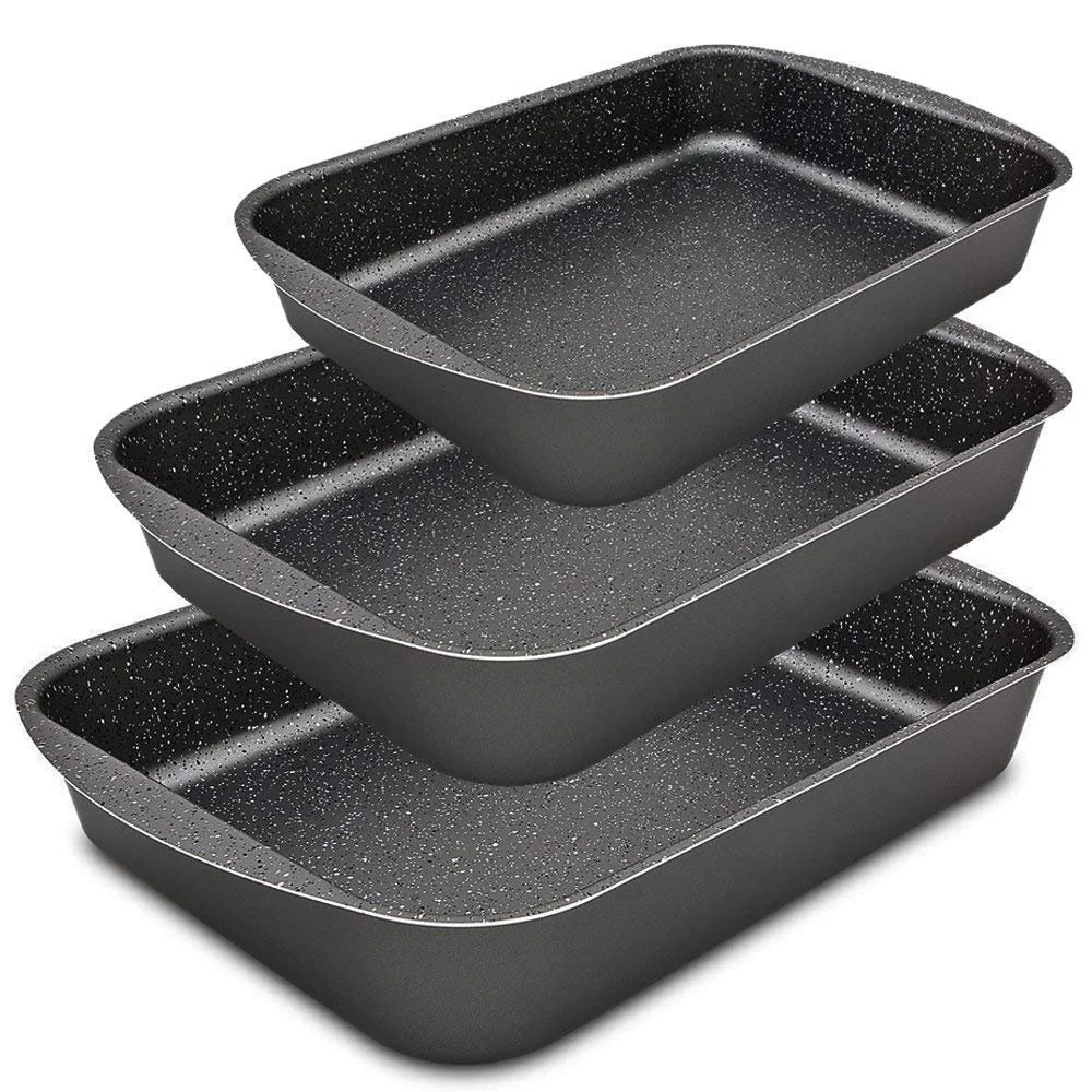 Набор форм для запекания Menax Антипригарное покрытие 3 шт., фото №1