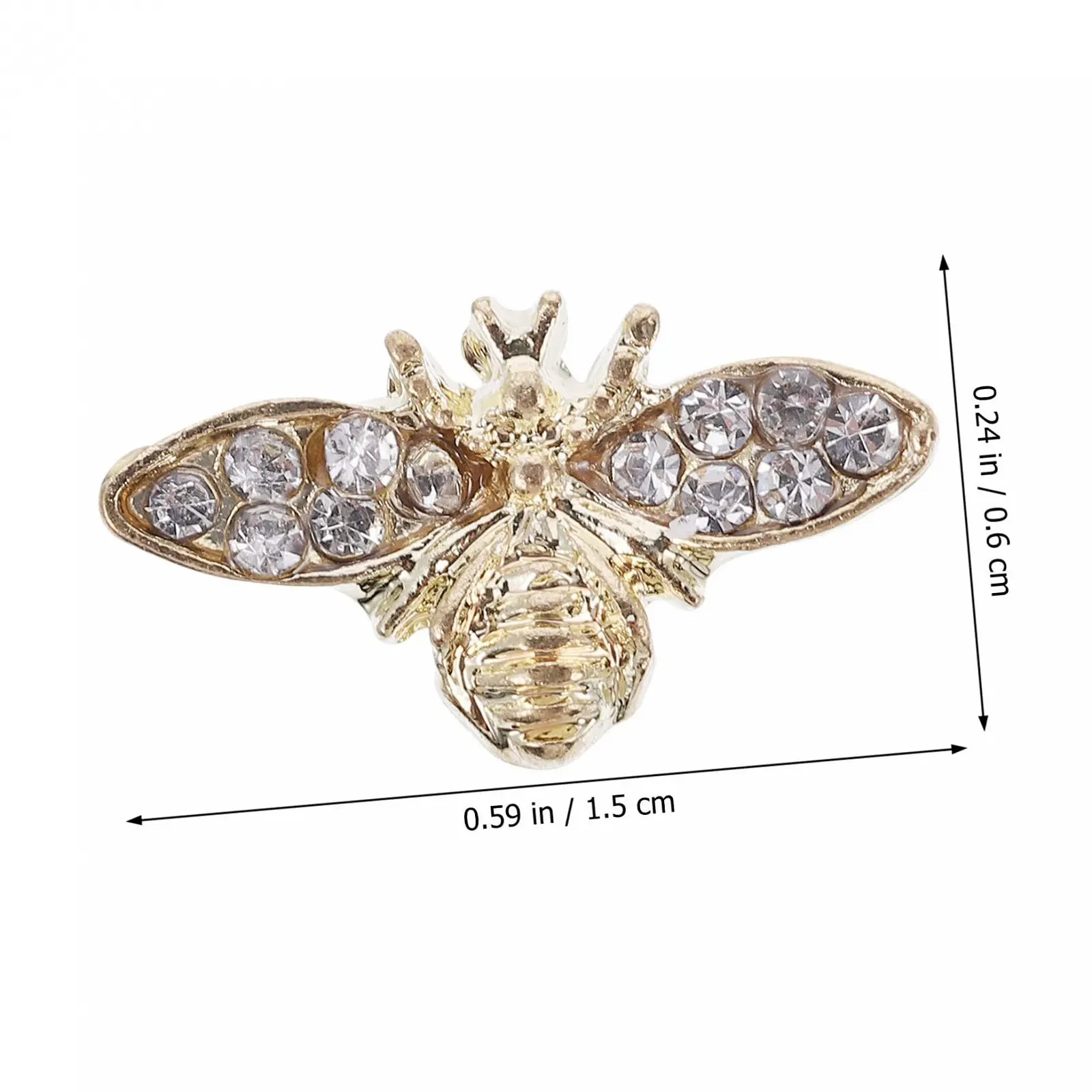 3D Украшения для ногтей Пчелы, 4 набора, 10 штук * 4, фото №9