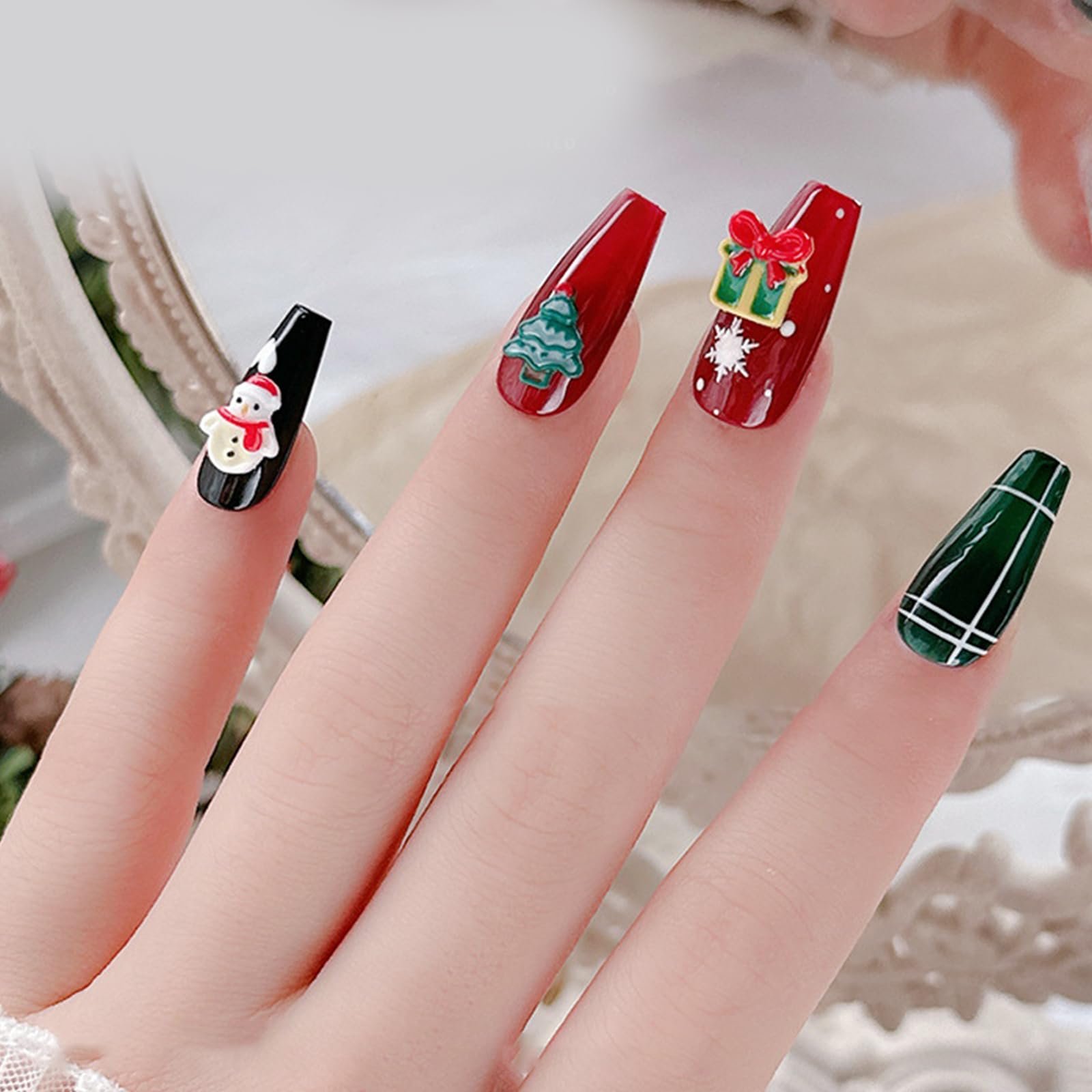 Аксессуары из смолы для ногтей Праздничный, фото №3