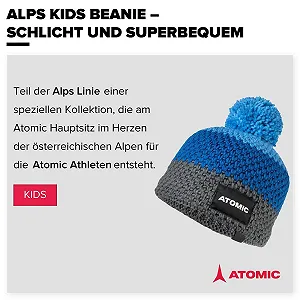 Шапка ATOMIC ALPS Детская Шапка Голубой / серый / светлый synthetic.ua - Фото 1