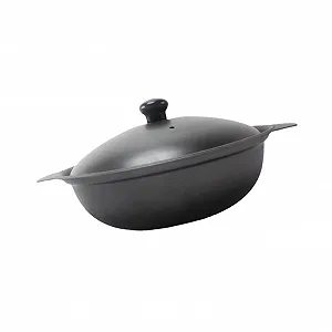 Каструля-кокотниця Ipetboom чавунна з кришкою термостійка - Фото 1