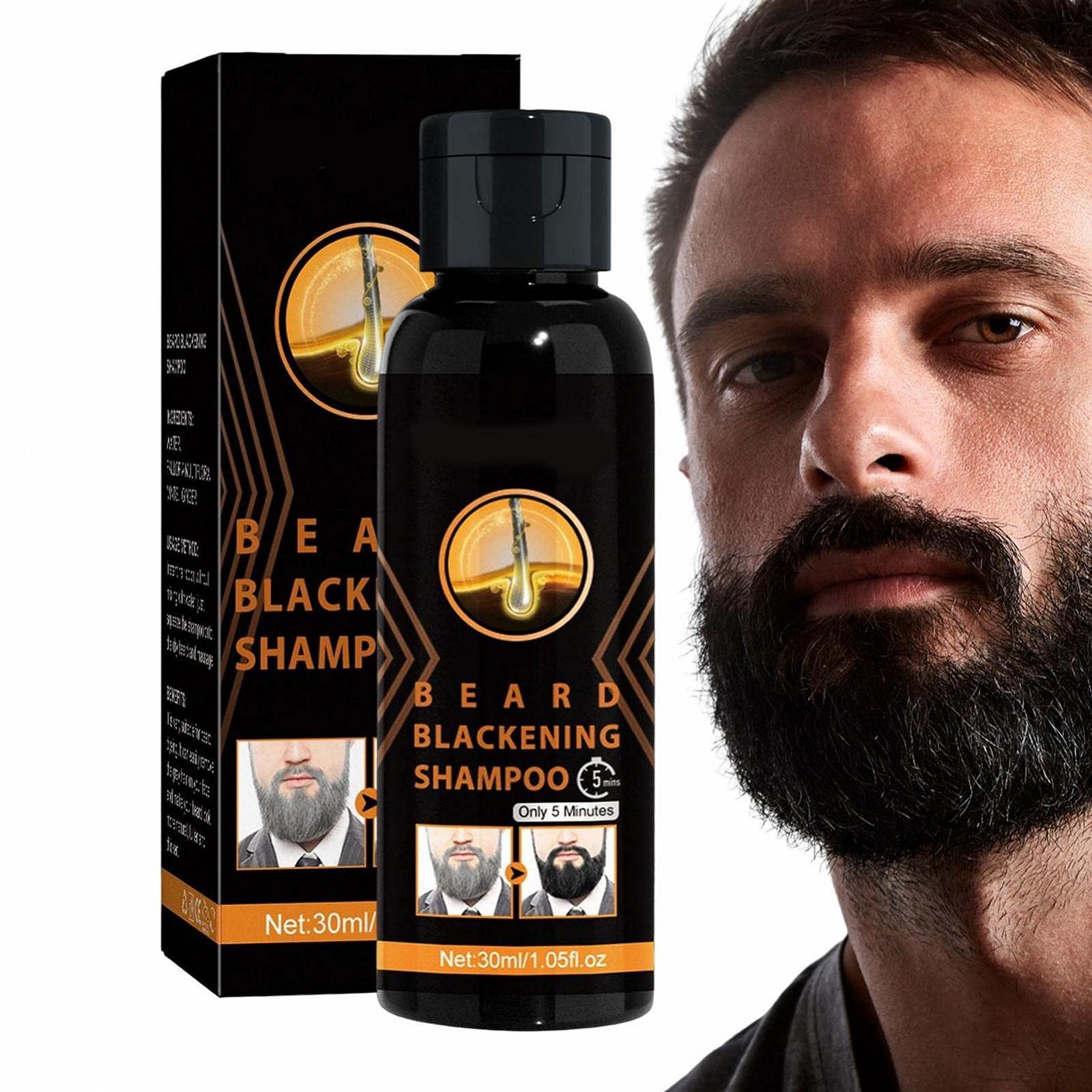 Шампунь Ziyang White to Black для мужчин. С окрашиванием бороды С полигоноум мультифлорум черный, фото №7