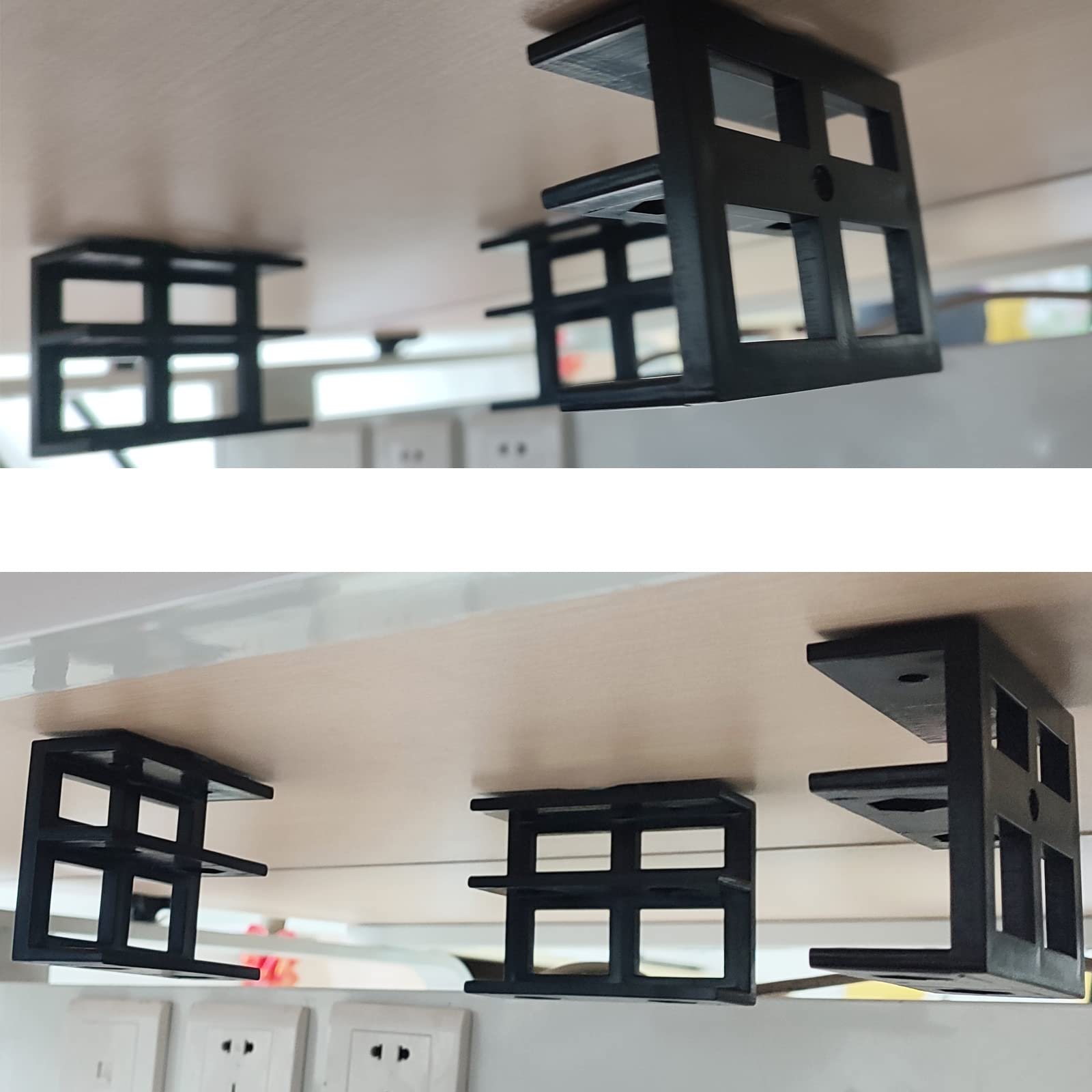 Кронштейн для ноутбука PIAOLGYI Під стіл для Notebook MacBook Сумісний з 2 шт 0-30 мм Двошаровий пластик (3 шт в упаковці), фото №6 Кронштейн для ноутбука PIAOLGYI Під стіл для Notebook MacBook Сумісний з 2 шт 0-30 мм Двошаровий пластик (3 шт в упаковці), фото №6