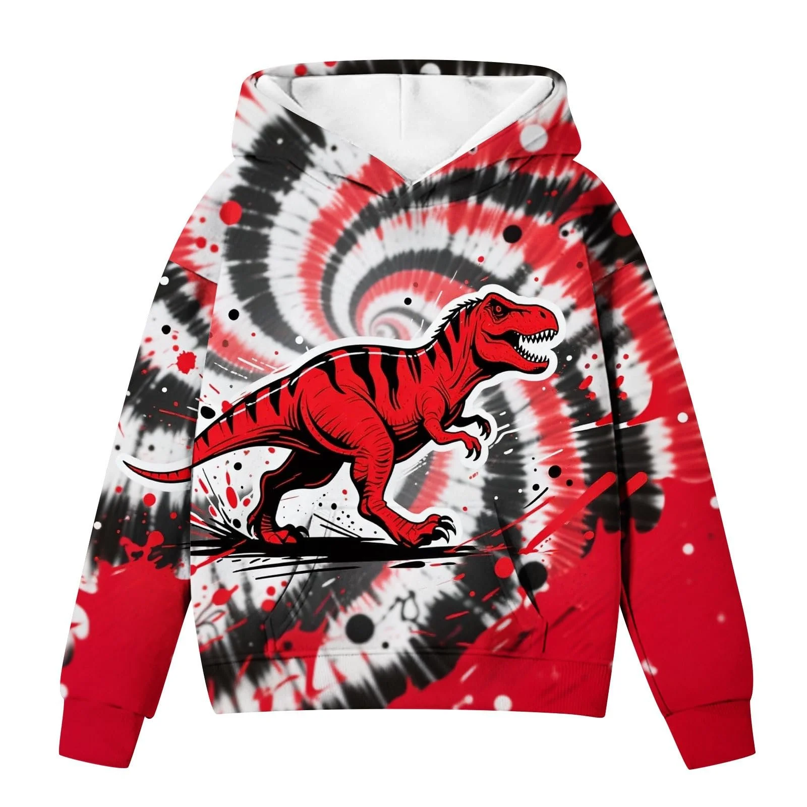 Худи для детей Mode Lässig Bedruckte Tasche Langarm Sport, фото №2