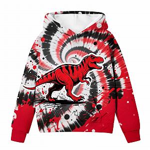 Худи для детей Mode Lässig Bedruckte Tasche Langarm Sport synthetic.ua - Фото 1