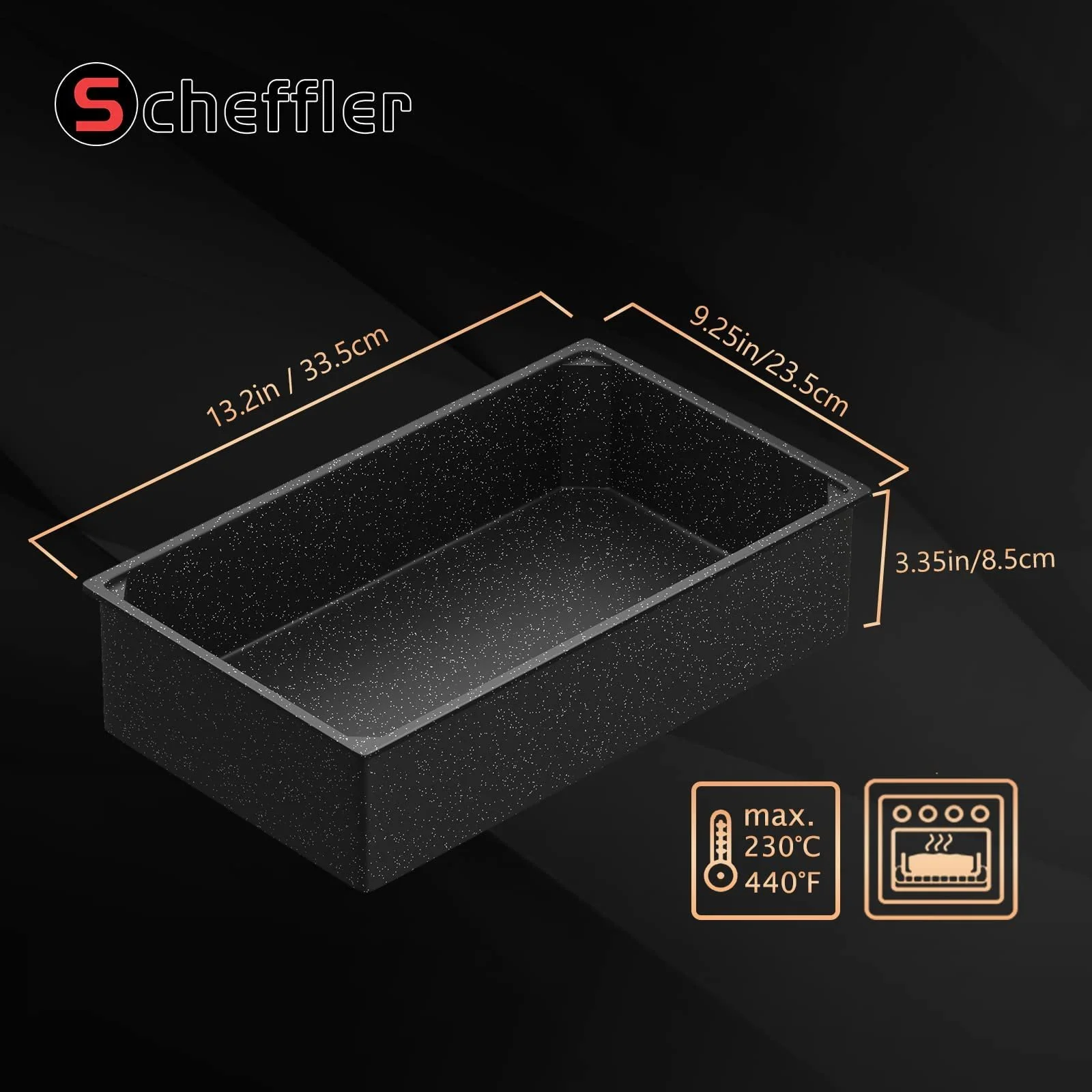 Форма для запекания Scheffler Прямоугольная Чугунная Для хлеба и лазаньи, фото №4