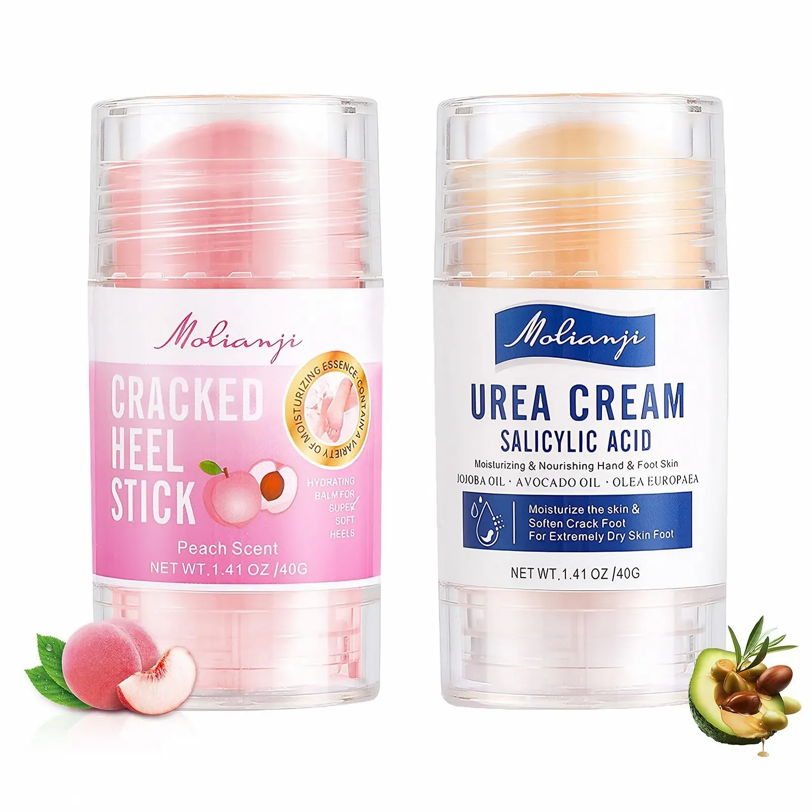Крем и стик для ног против мозолей и трещин с мочевиной 2 Pieces увлажняющий, фото №1