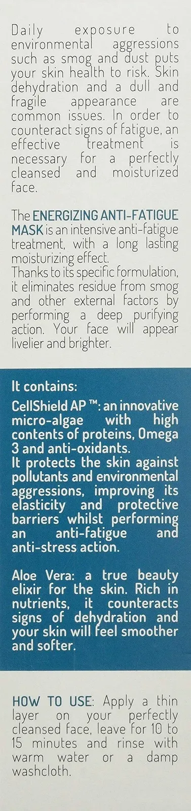 Енергетична маска для обличчя антистрес 75 мл, фото №10