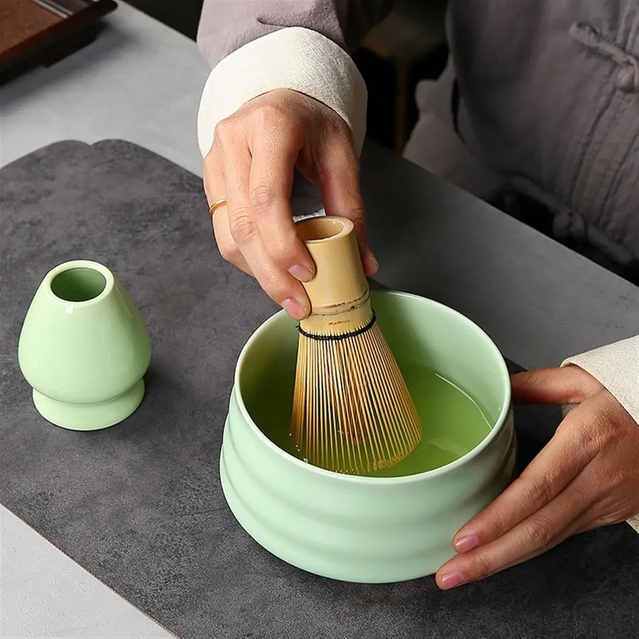 Чаван Green Light 550 мл Тяван для матчи, фото №4 Чаван Green Light 550 мл Тяван для матчи, фото №4