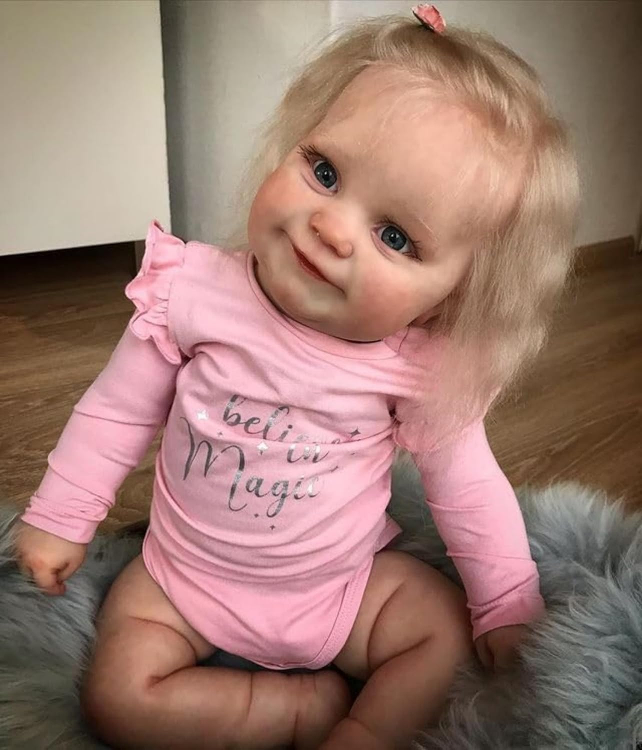 Кукла Anano Reborn Baby Девочка 50 см Силиконовая Реалистичная, фото №4