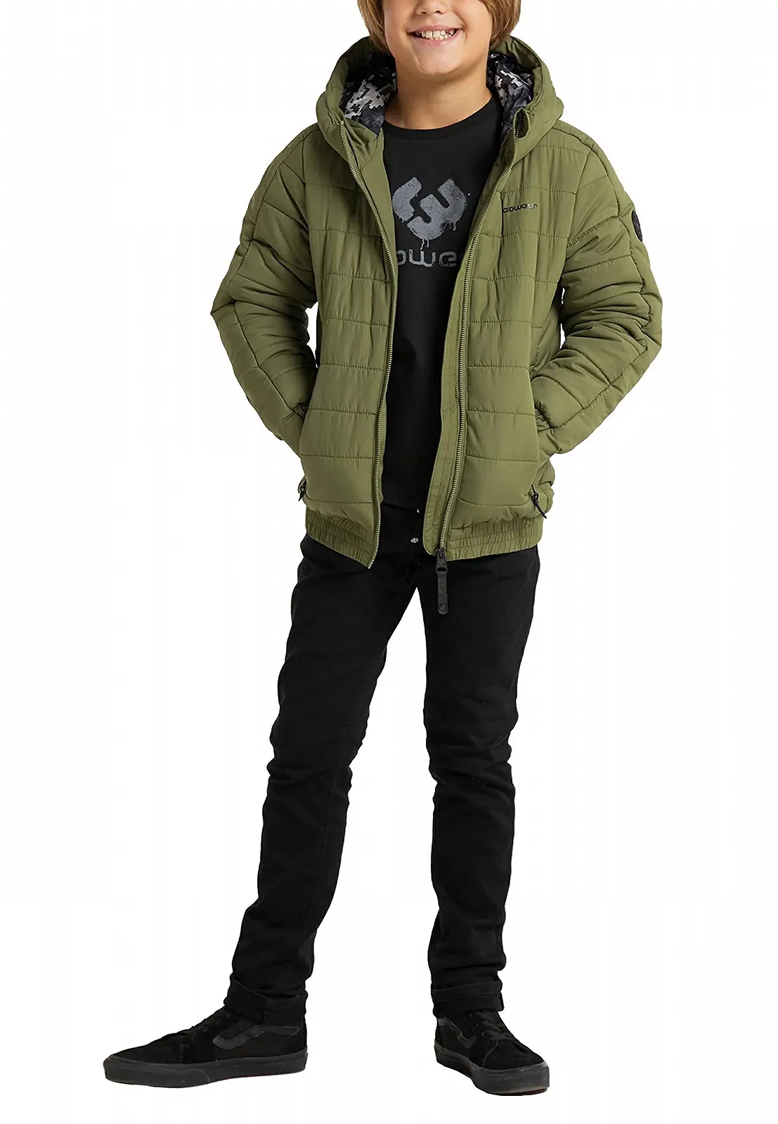 Тепла зимова куртка для хлопчиків з капюшоном Ragwear Coolio, фото №5