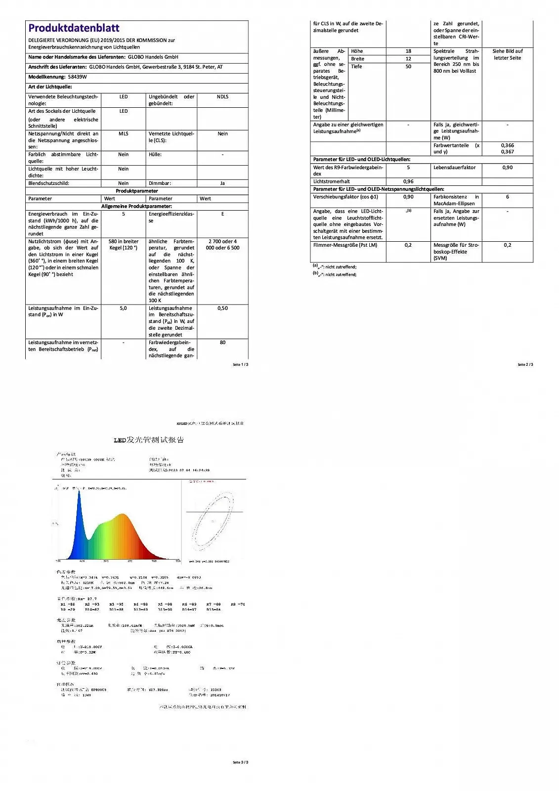 Настольная лампа GLOBO Reading Lamp LED Touch Dimmer Movable CCT White 50 см, фото №10