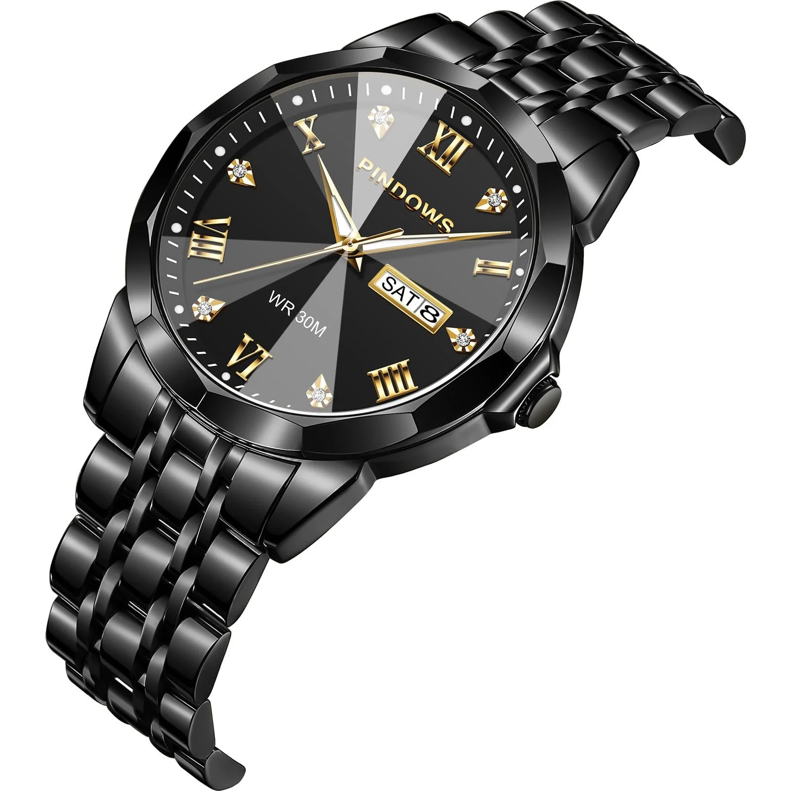 Чоловічий годинник PINDOWS Кварцовий Аналоговий Водонепроникний, фото №3