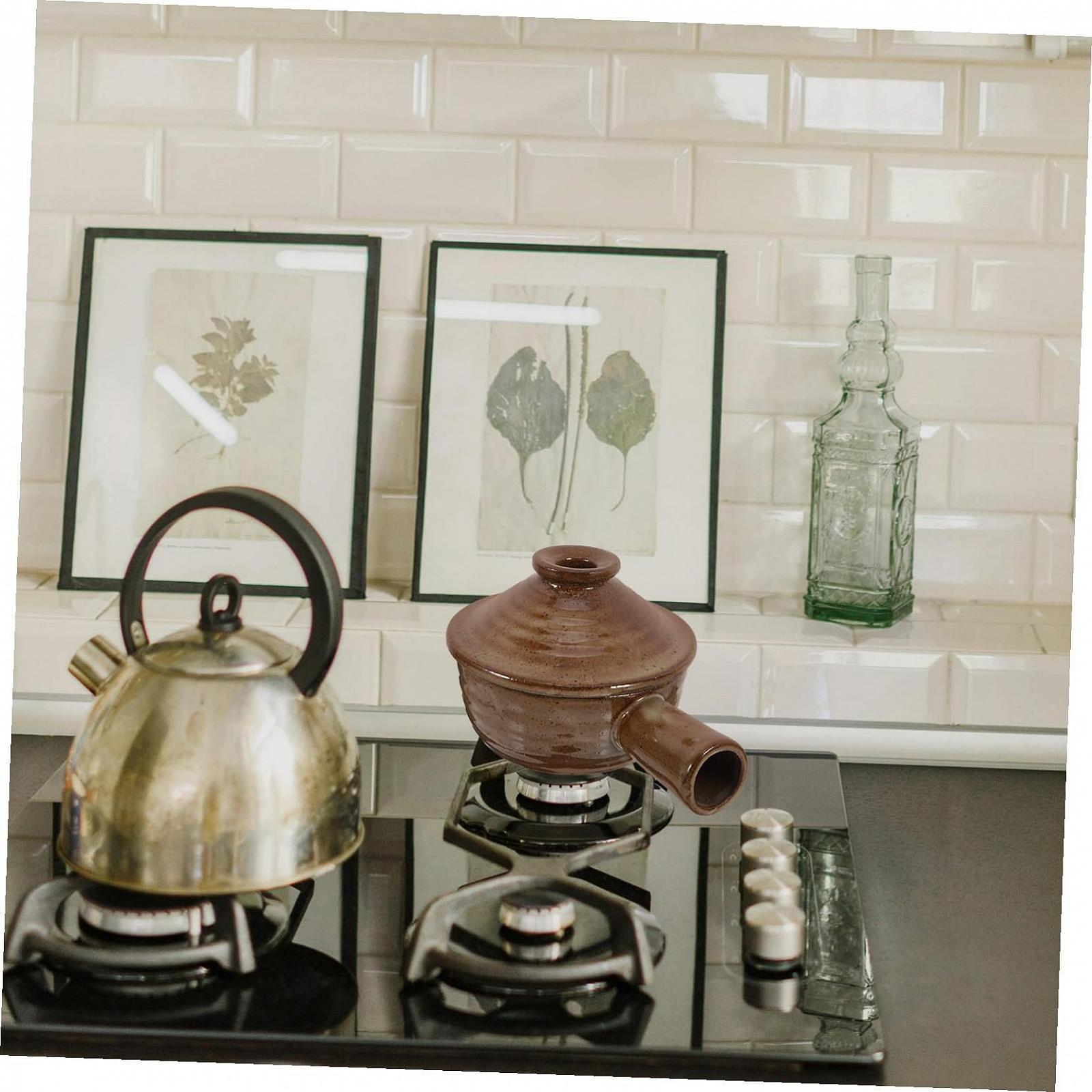 Кастрюля с крышкой жаростойкая антипригарная для супов и риса, фото №6