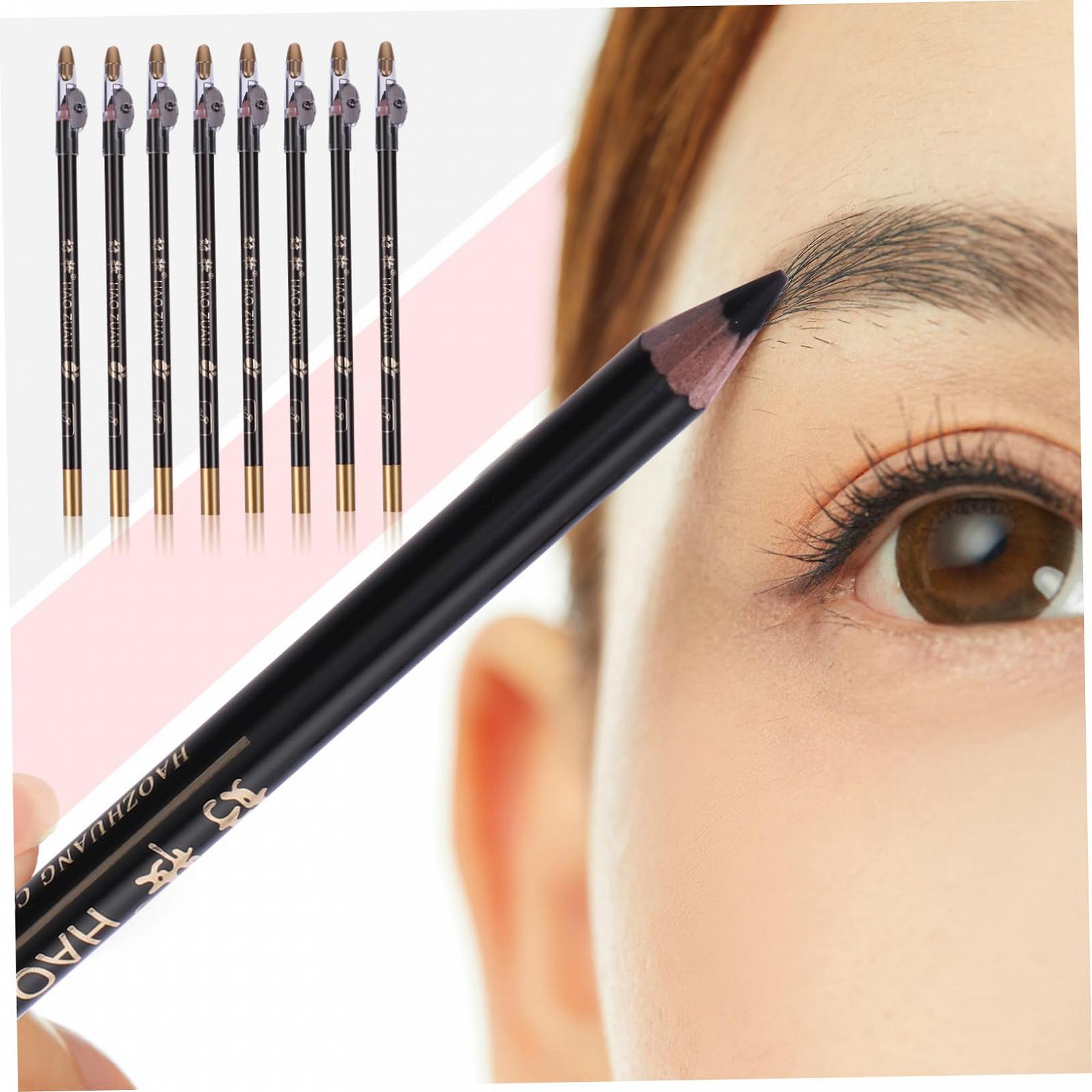 Олівець Gogogmee Make-up Augenbraue 16 Stk Bambus Black, фото №6