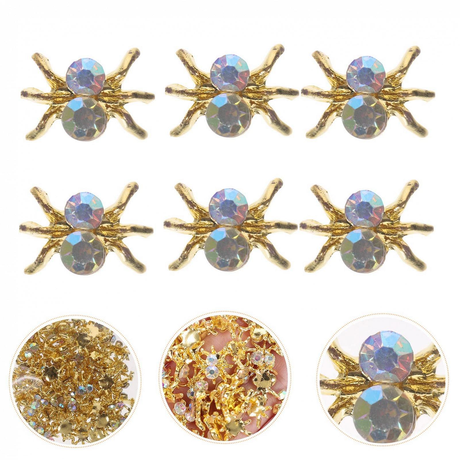 Наклейки на ногти Хэллоуин, 500 шт, пауки, украшения для ногтей, подвески для изготовления ювелирных изделий, фото №2 Наклейки на ногти Хэллоуин, 500 шт, пауки, украшения для ногтей, подвески для изготовления ювелирных изделий, фото №2