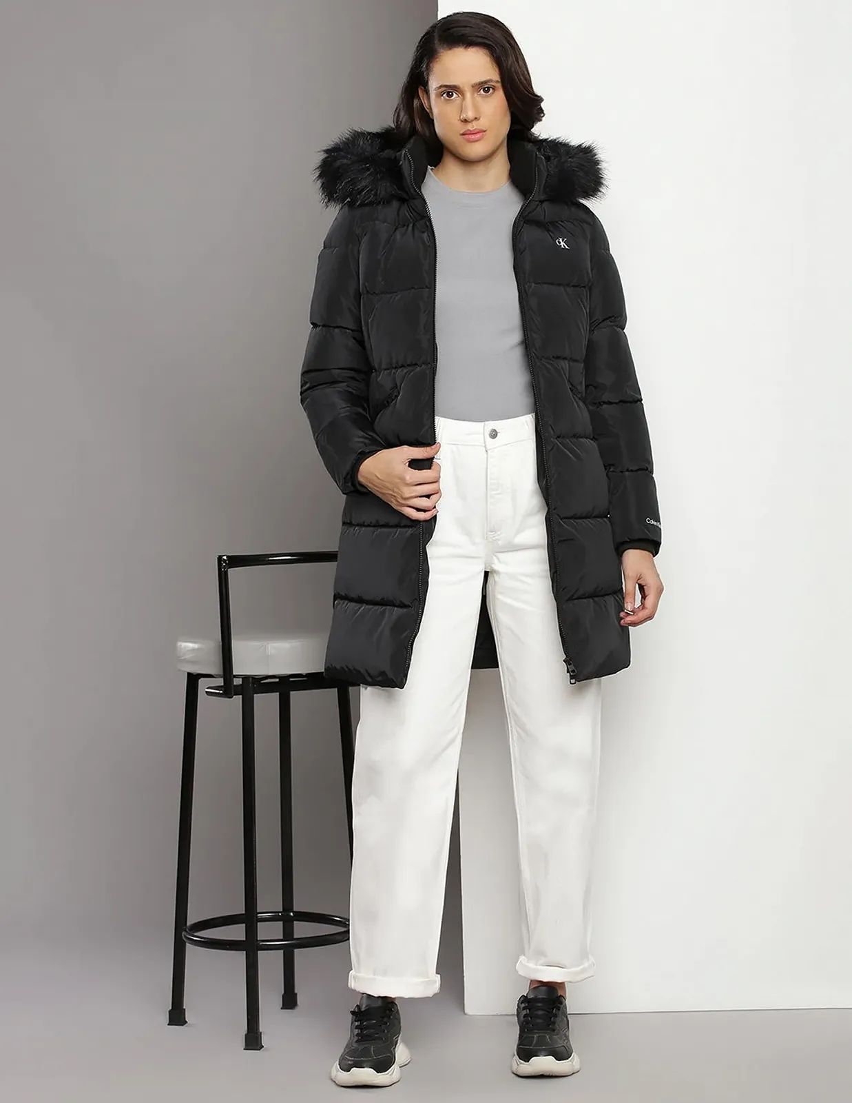 Пальто Calvin Klein Женское стеганое, фото №6 Пальто Calvin Klein Женское стеганое, фото №6