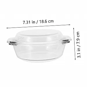 Форма для запекания с крышкой Термостойкая Ударопрочная для микроволновой печи и посудомоечной машины synthetic.ua - Фото 1