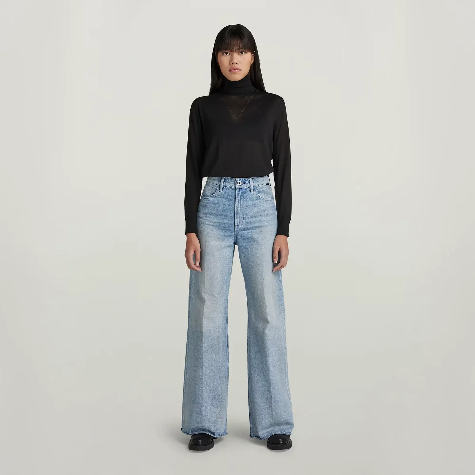 Женский свитер G-Star RAW Core Roll Neck Knitted Sweater - M, фото №5