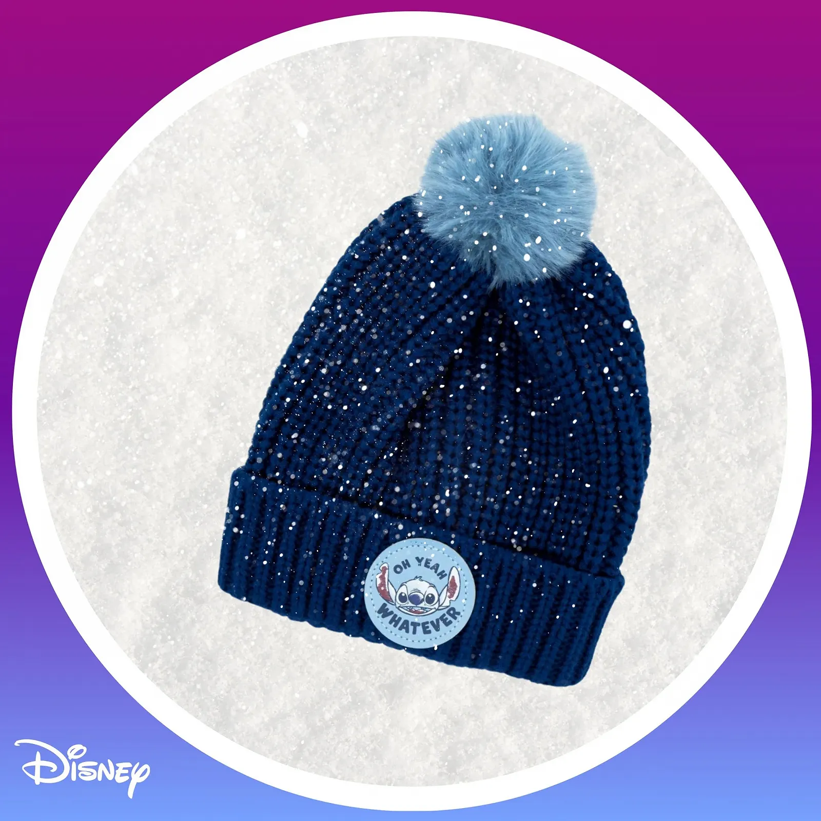 Шапка Disney Стич, вязаная, фото №4