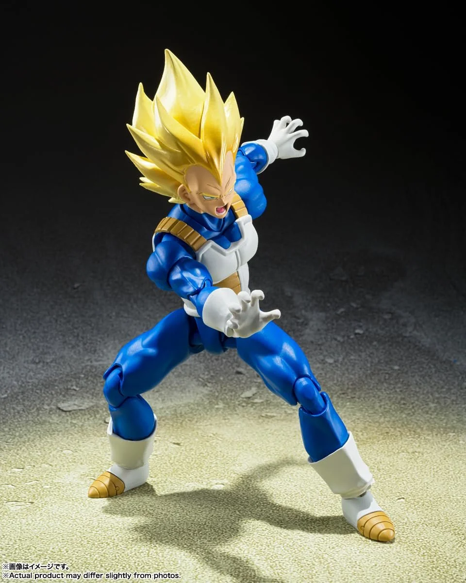 Фігурка S.H. Figuarts Dragon Ball Z Super Sayan Vegeta 14 см, фото №5