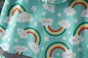 Детская дождевая куртка Generisch Дождевик Водонепроницаемый С милым принтом Унисекс Дождевик Переходная куртка Грязезащитный костюм для путешествий Кемпинга Пеших прогулок и школы для мальчиков и девочек synthetic.ua - Фото 1